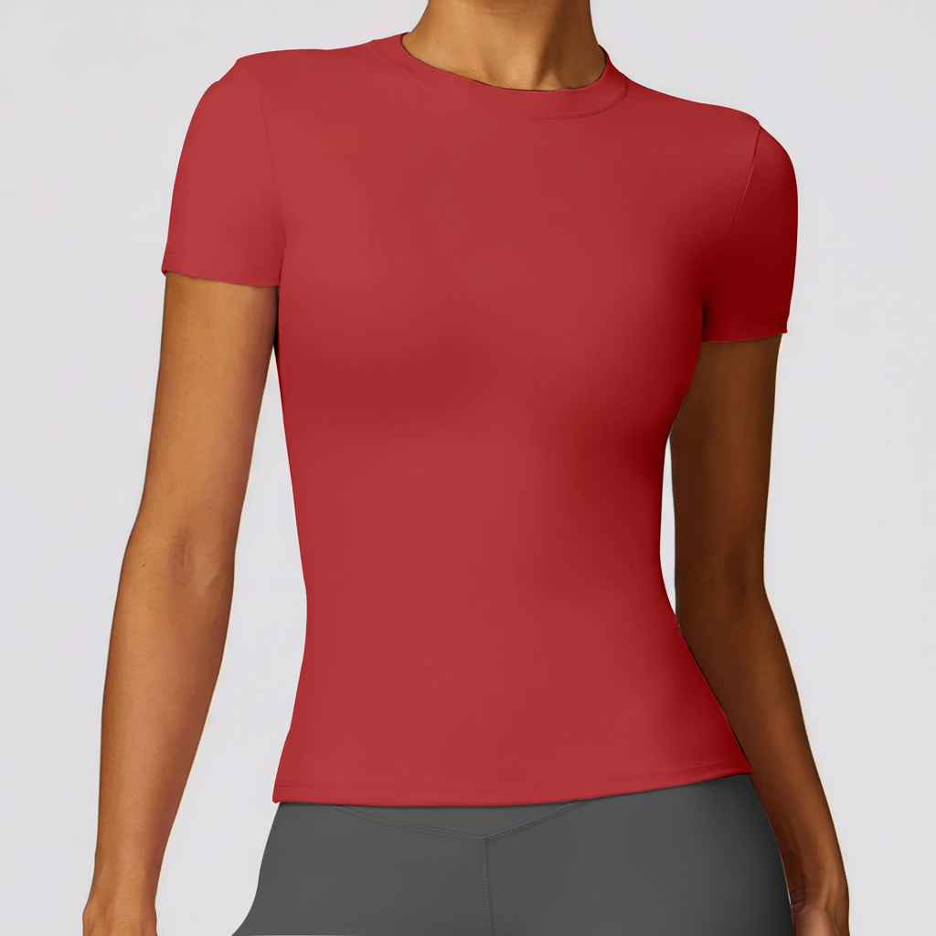 Aetherly Slim-Fit Kurzarm-Top