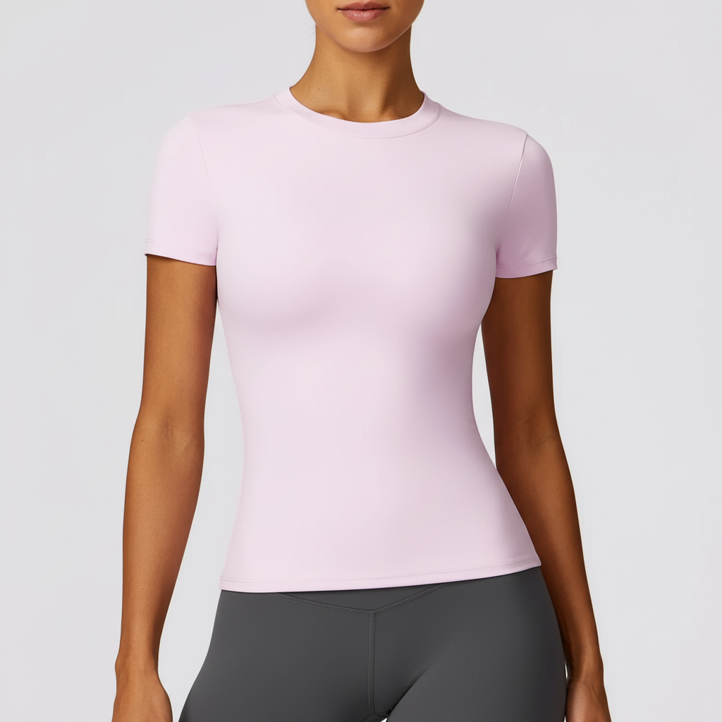 Aetherly Slim-Fit Kurzarm-Top