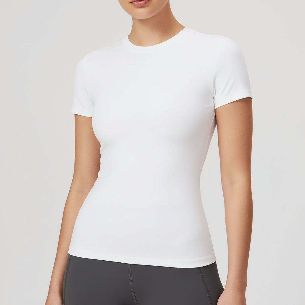 Aetherly Slim-Fit Kurzarm-Top