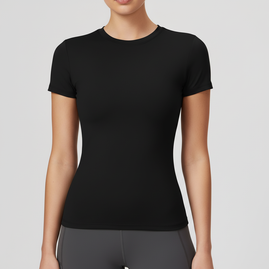 Aetherly Slim-Fit Kurzarm-Top
