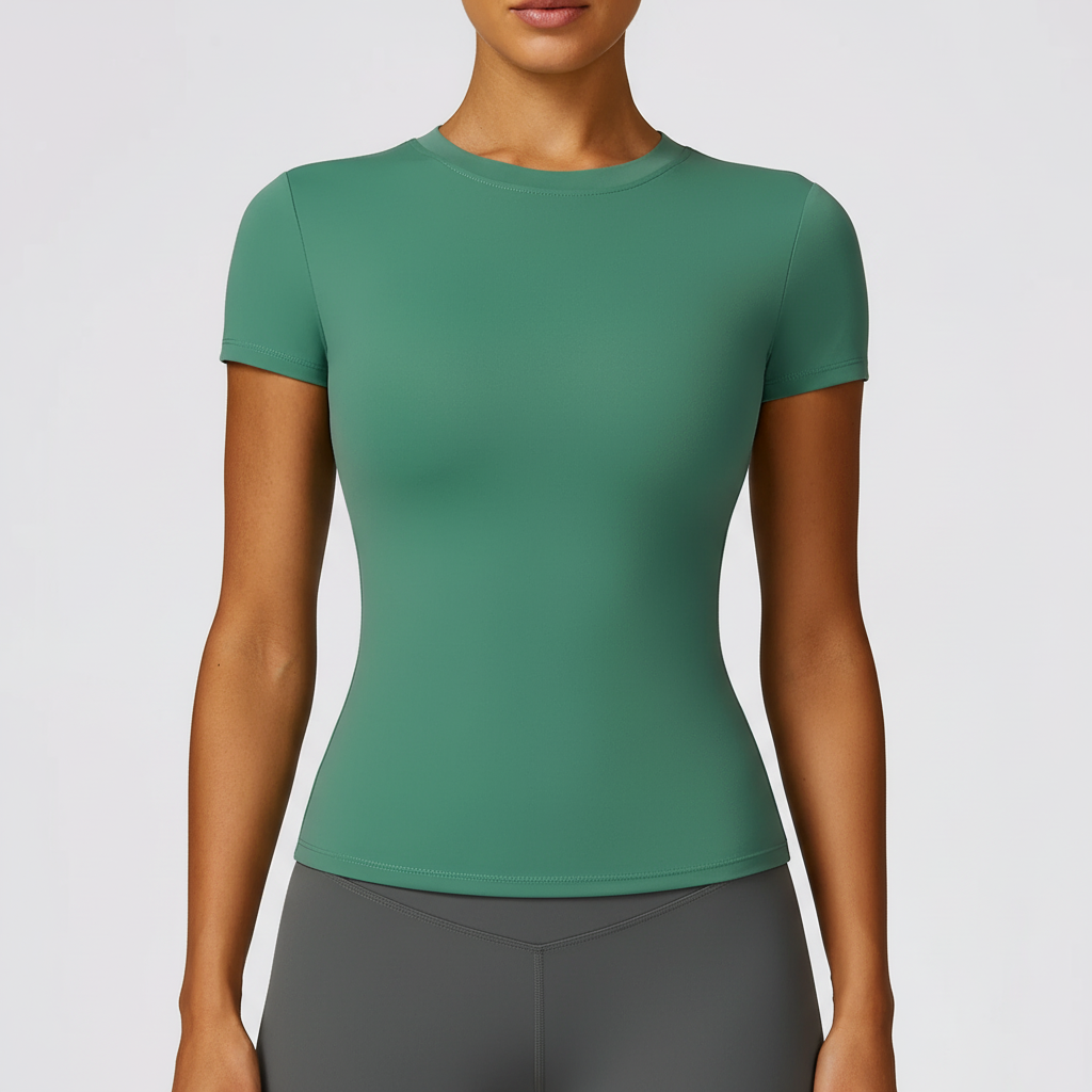 Aetherly Slim-Fit Kurzarm-Top