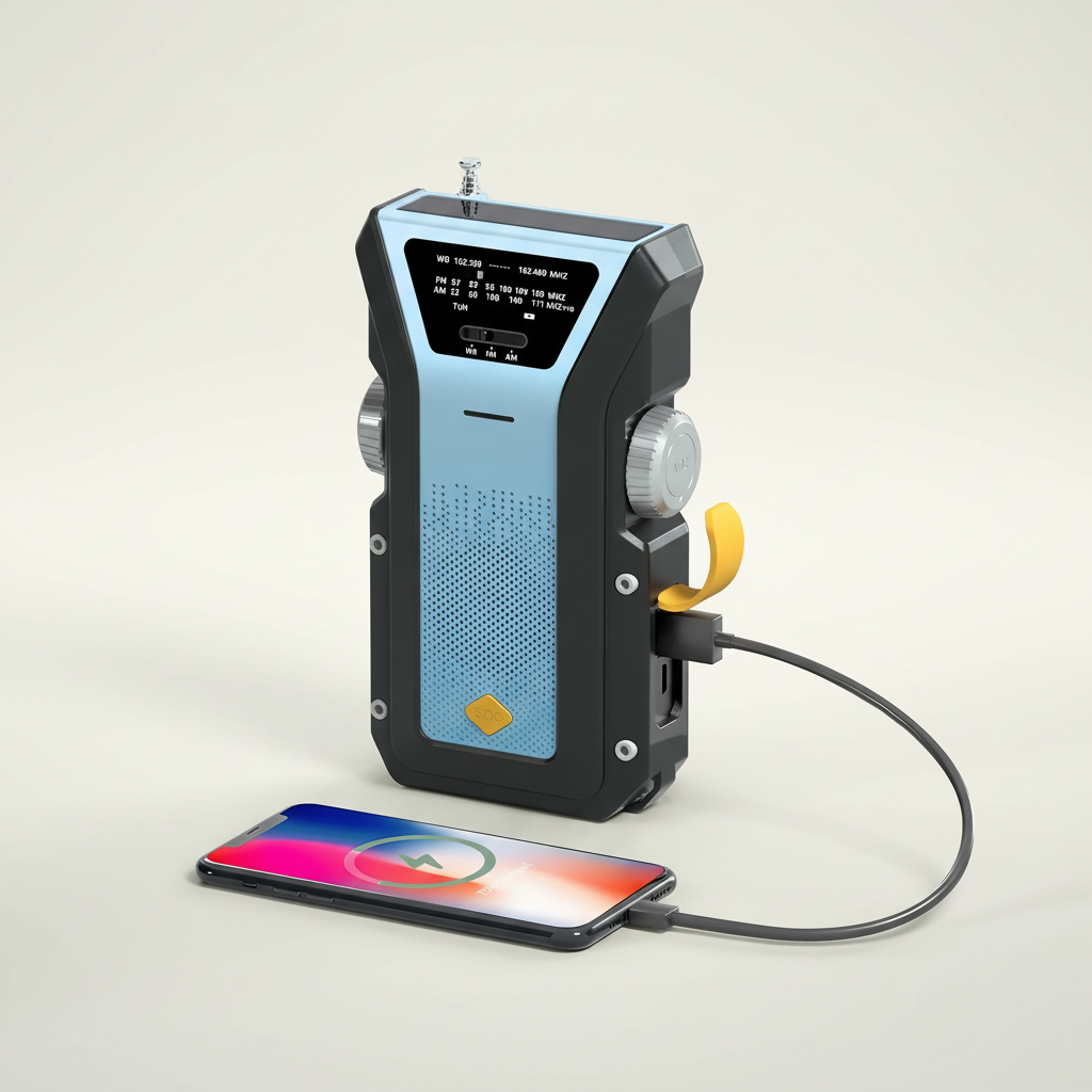 AleraPulse Multifunktionales Notfallradio