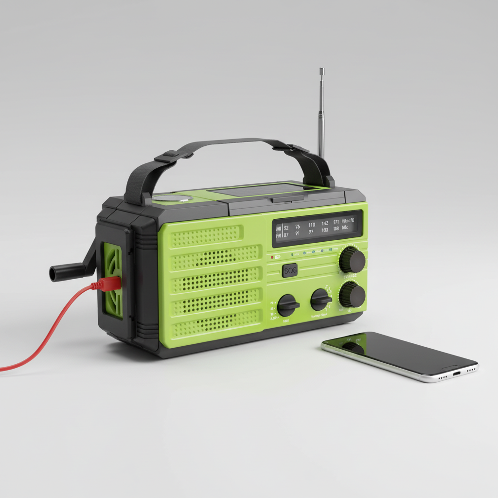 AleraPulse Multifunktionales Notfallradio
