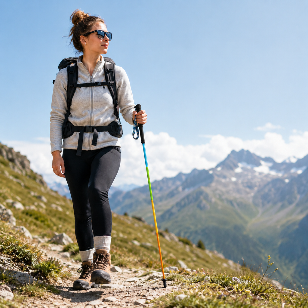 snoutatelier | AllumStride Ultraleichte Aluminium-Trekking-Stöcke
