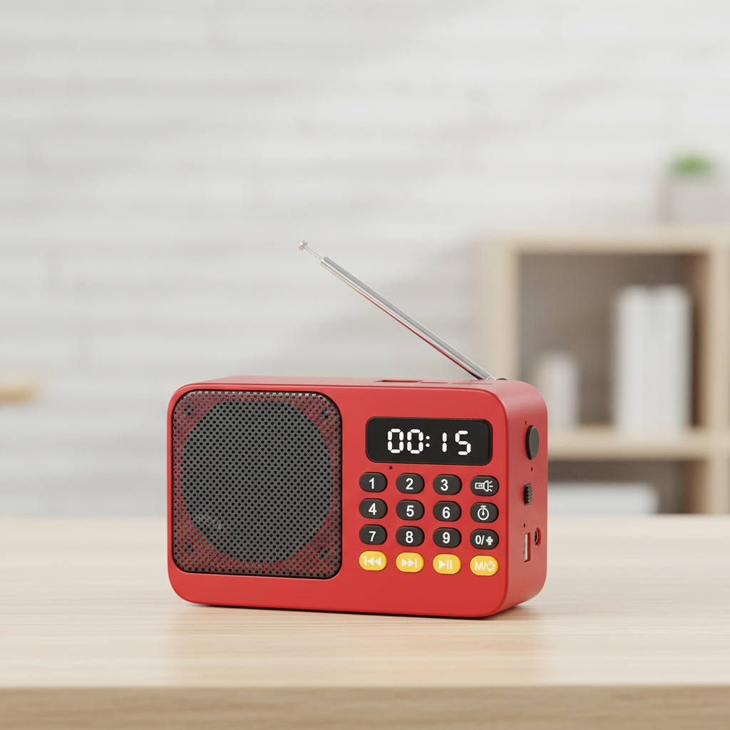 Audionix Tragbarer Akku-Radioempfänger mit Bluetooth-Lautsprecher