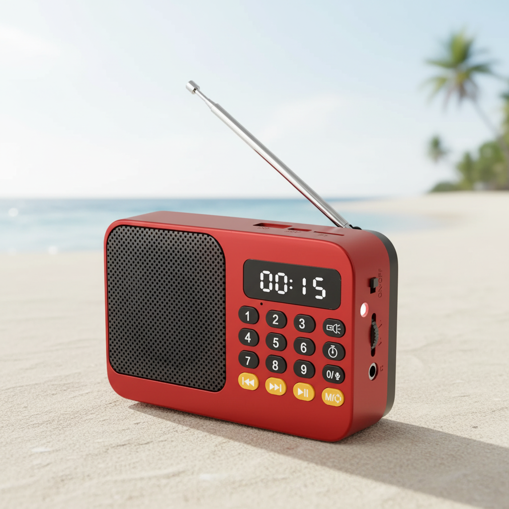 AureoWave Tragbarer wiederaufladbarer Radio-Bluetooth-Lautsprecher