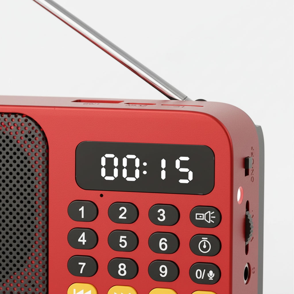 AureoWave Tragbarer wiederaufladbarer Radio-Bluetooth-Lautsprecher