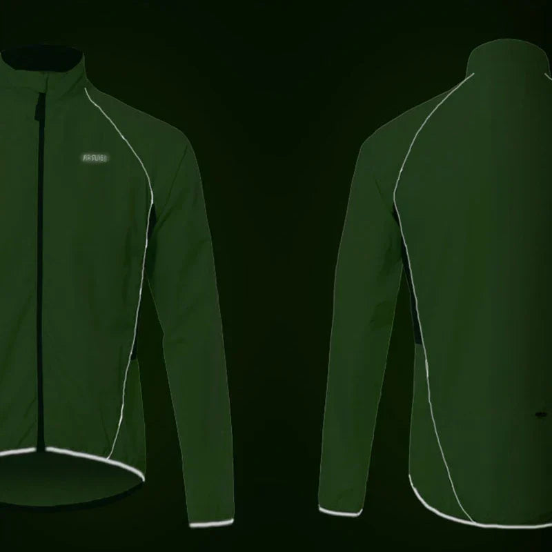 BreezeRider Herren Rad-Windbreaker Jacke