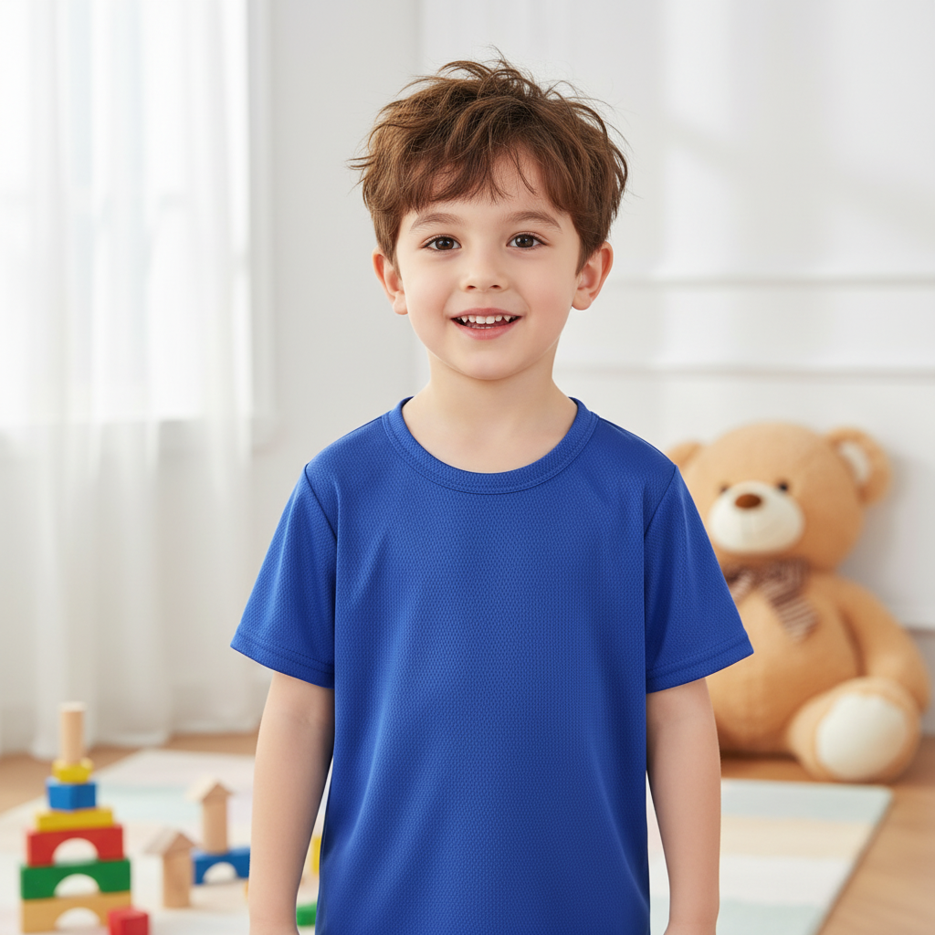 Breezilo Kurzarm-Kinder-T-Shirt