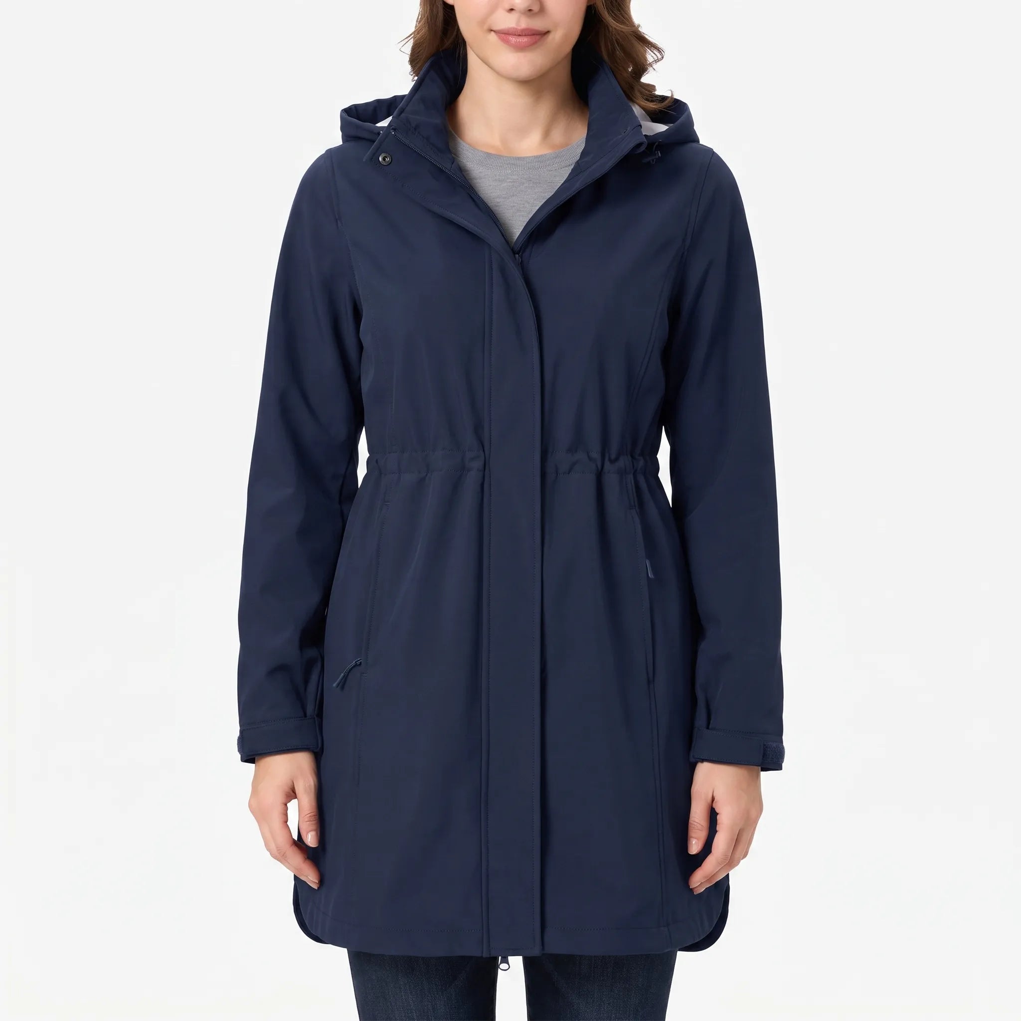 Breezya Lange Gefütterte Damen-Softshelljacke