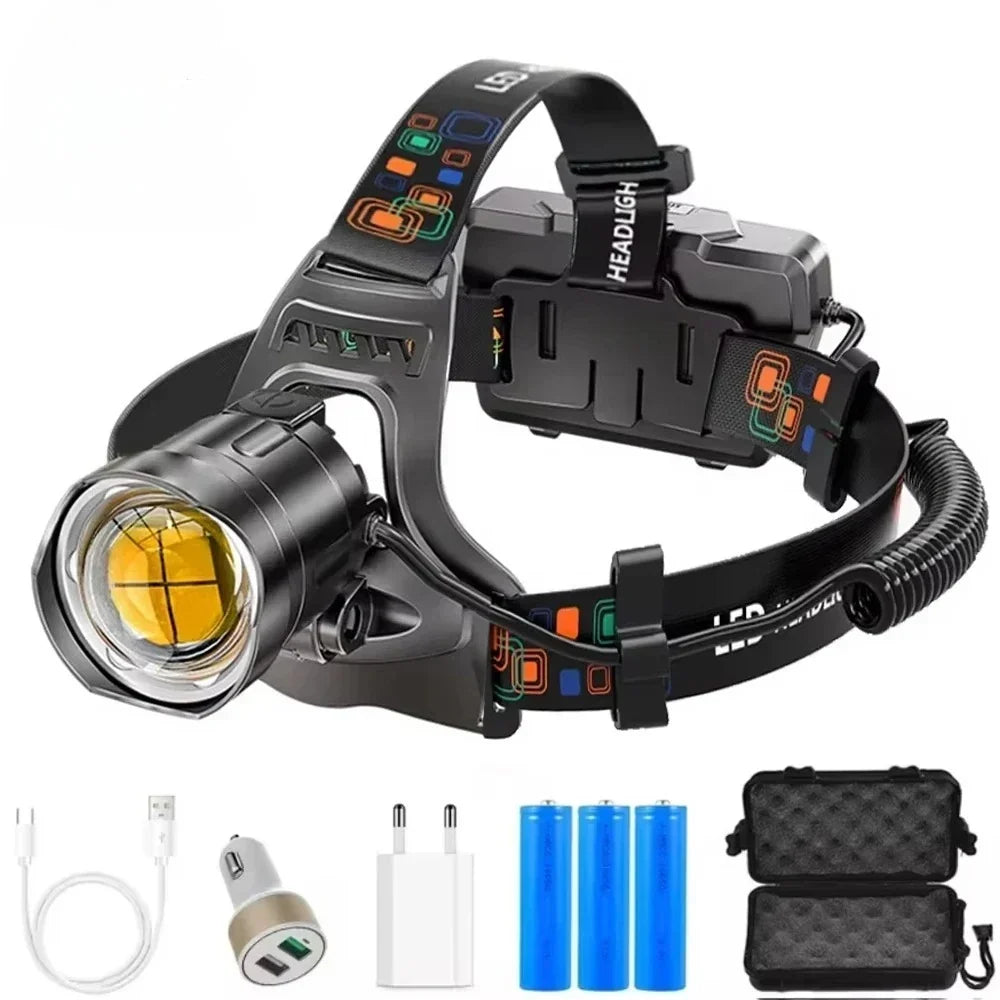 snoutatelier | Brightara Zoombare aufladbare Stirnlampe