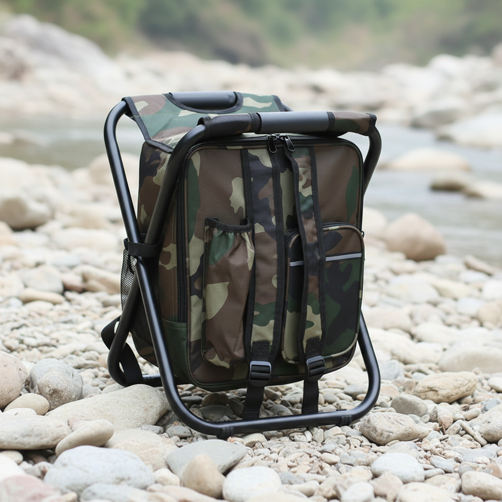 Camparoost Klappbarer Rucksack-Hocker-Kühler