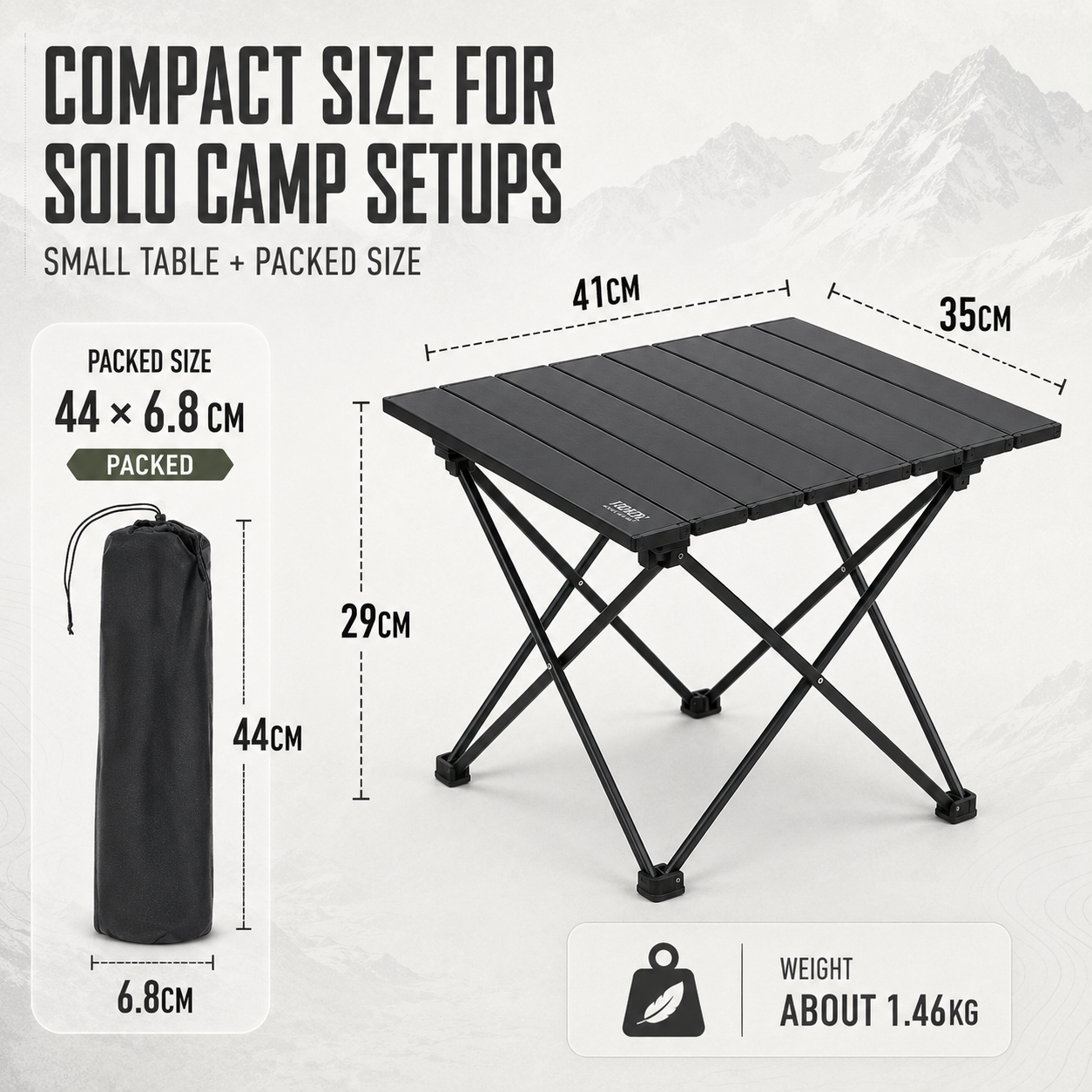 Campero Leichte Klappbare Outdoor-Campingtisch