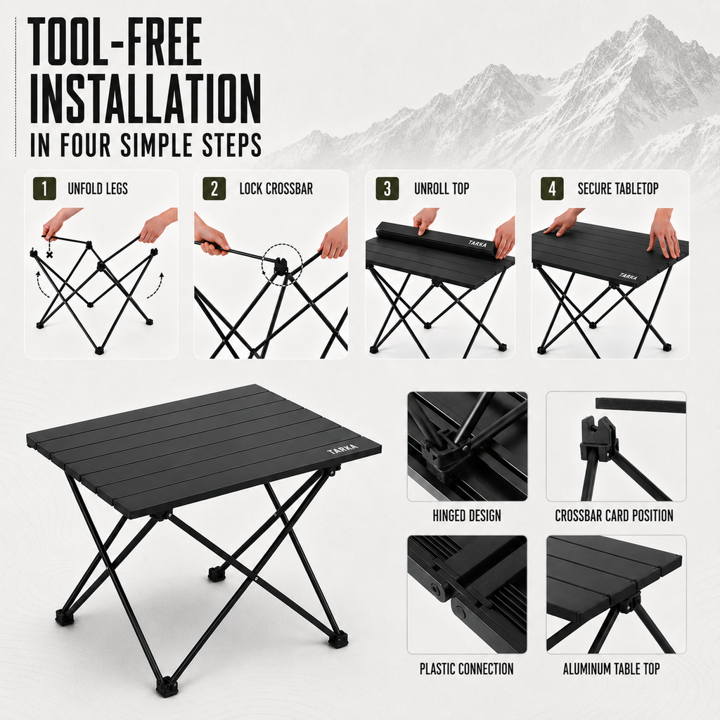 Campero Leichte Klappbare Outdoor-Campingtisch
