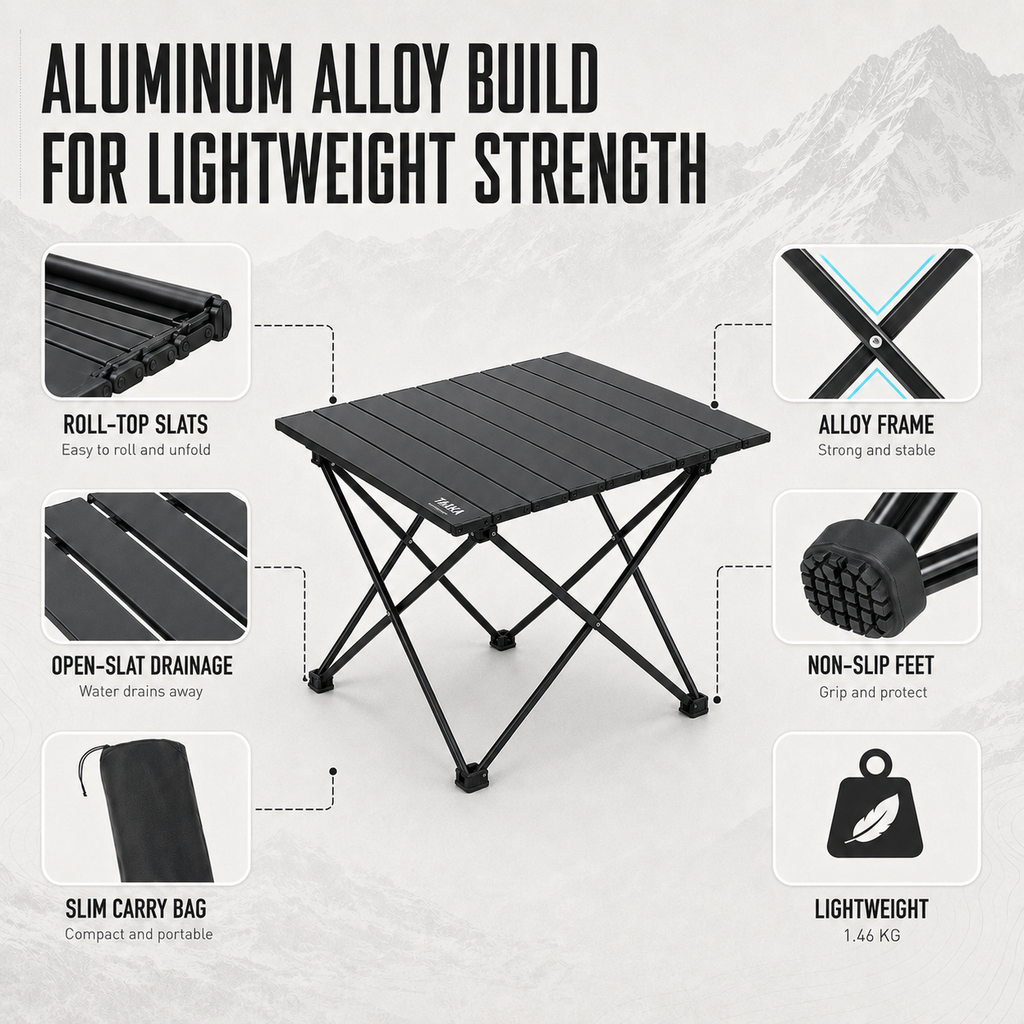 Campero Leichte Klappbare Outdoor-Campingtisch