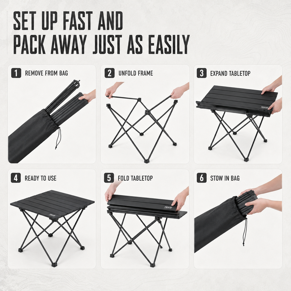 Campero Leichte Klappbare Outdoor-Campingtisch