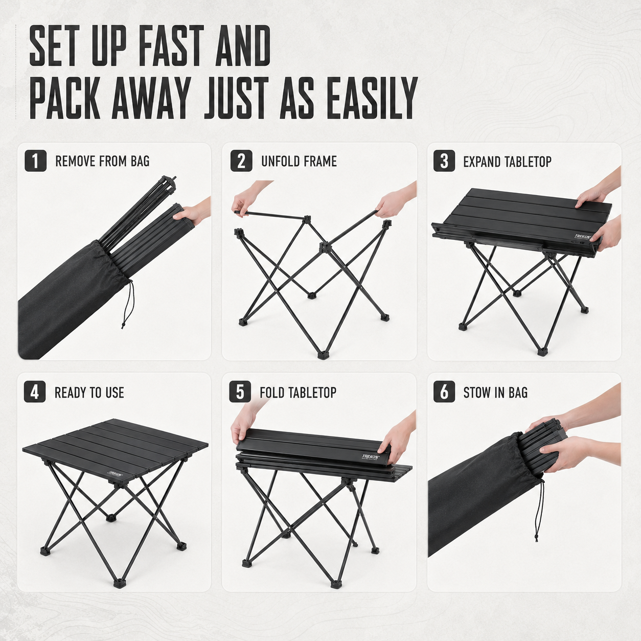 Campero Leichte Klappbare Outdoor-Campingtisch