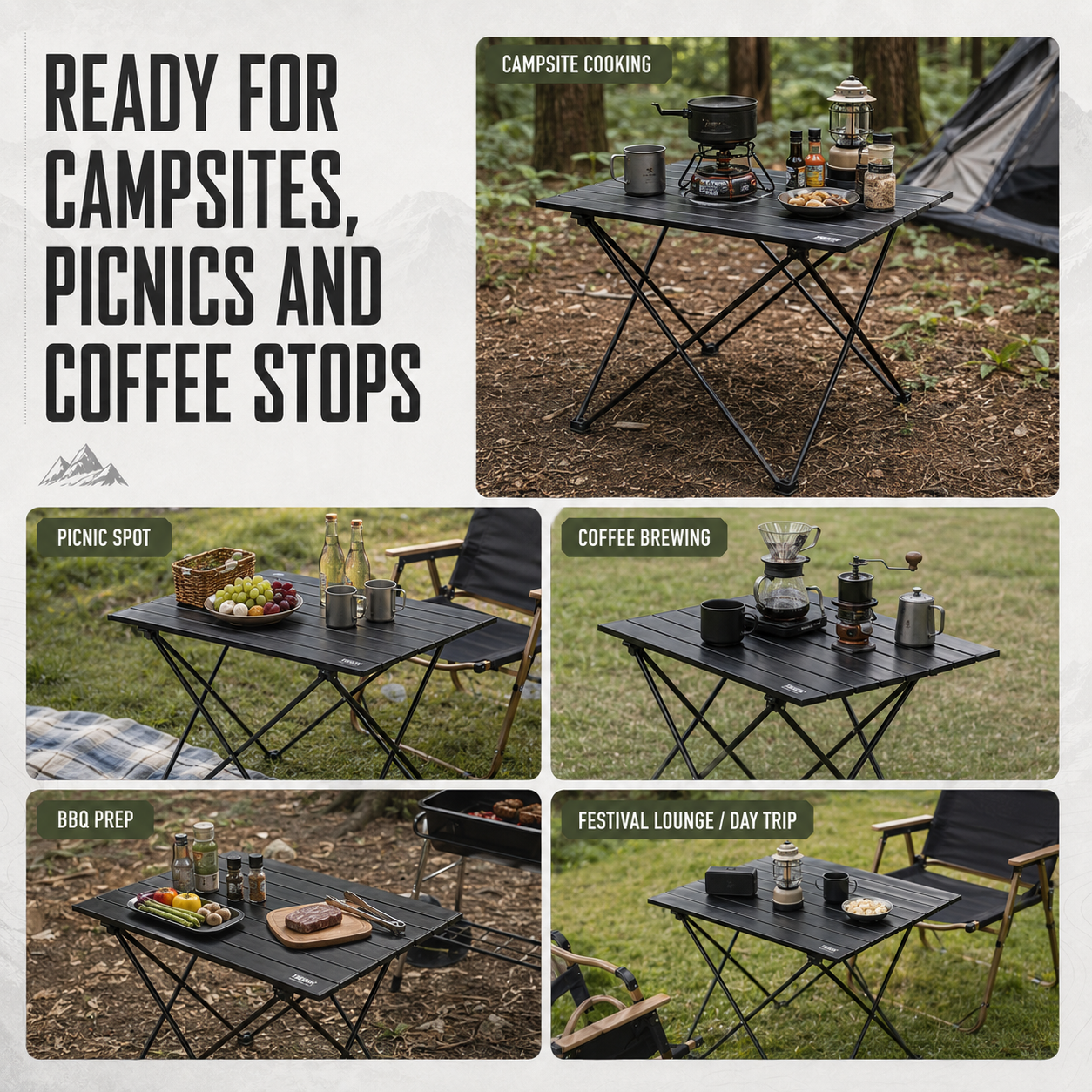 Campero Leichte Klappbare Outdoor-Campingtisch