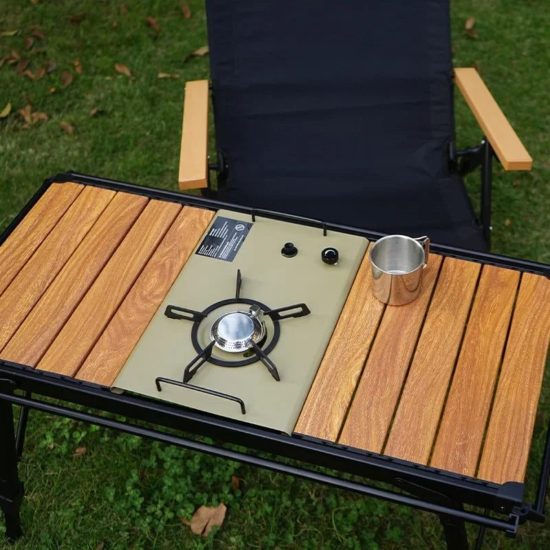 Campivex Klappbarer Outdoor-Tisch mit verstellbaren Beinen