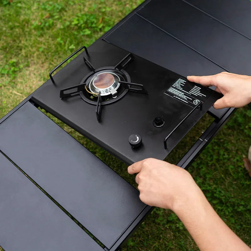 Campivex Klappbarer Outdoor-Tisch mit verstellbaren Beinen
