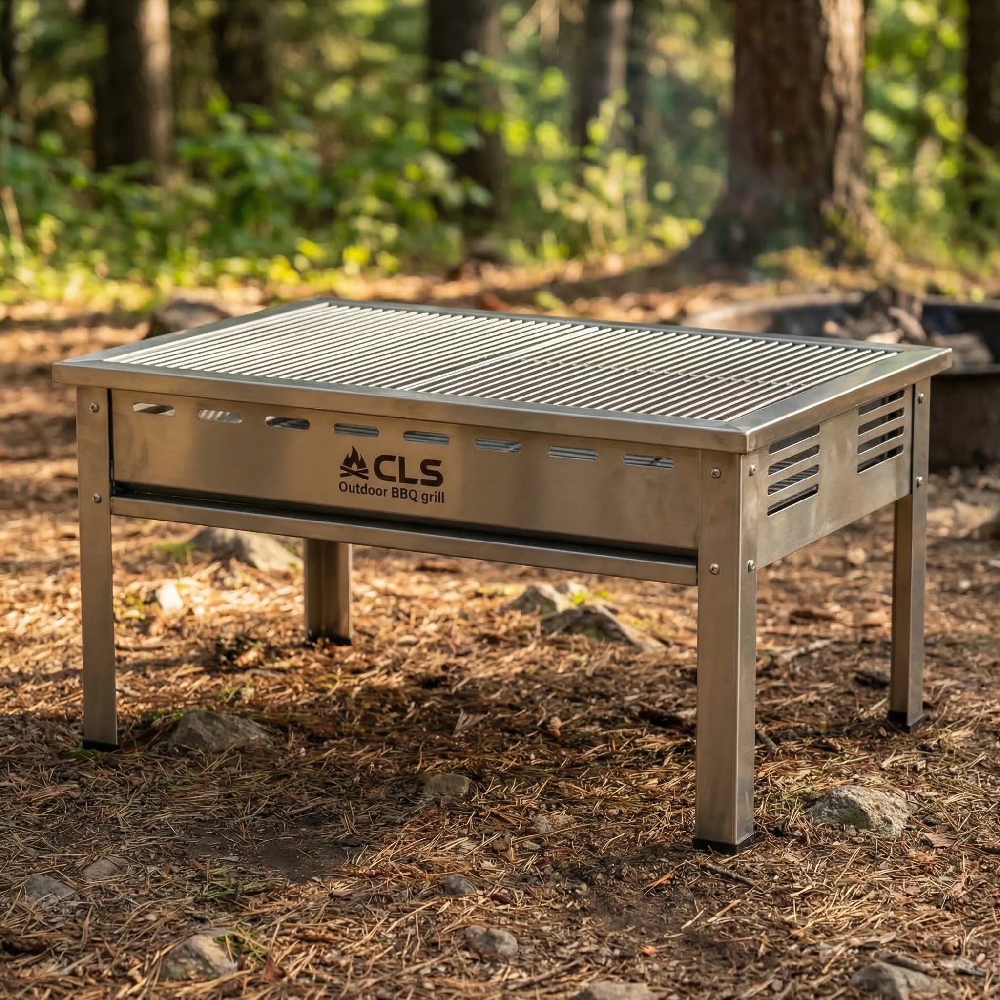 Campivex Klappbarer Outdoor-Tisch mit verstellbaren Beinen