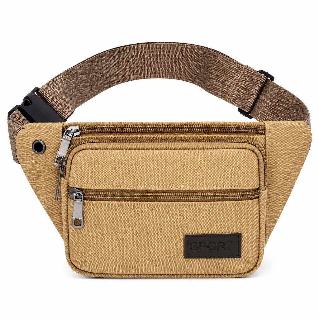 Canvasoro Dicke Canvas-Gürteltasche