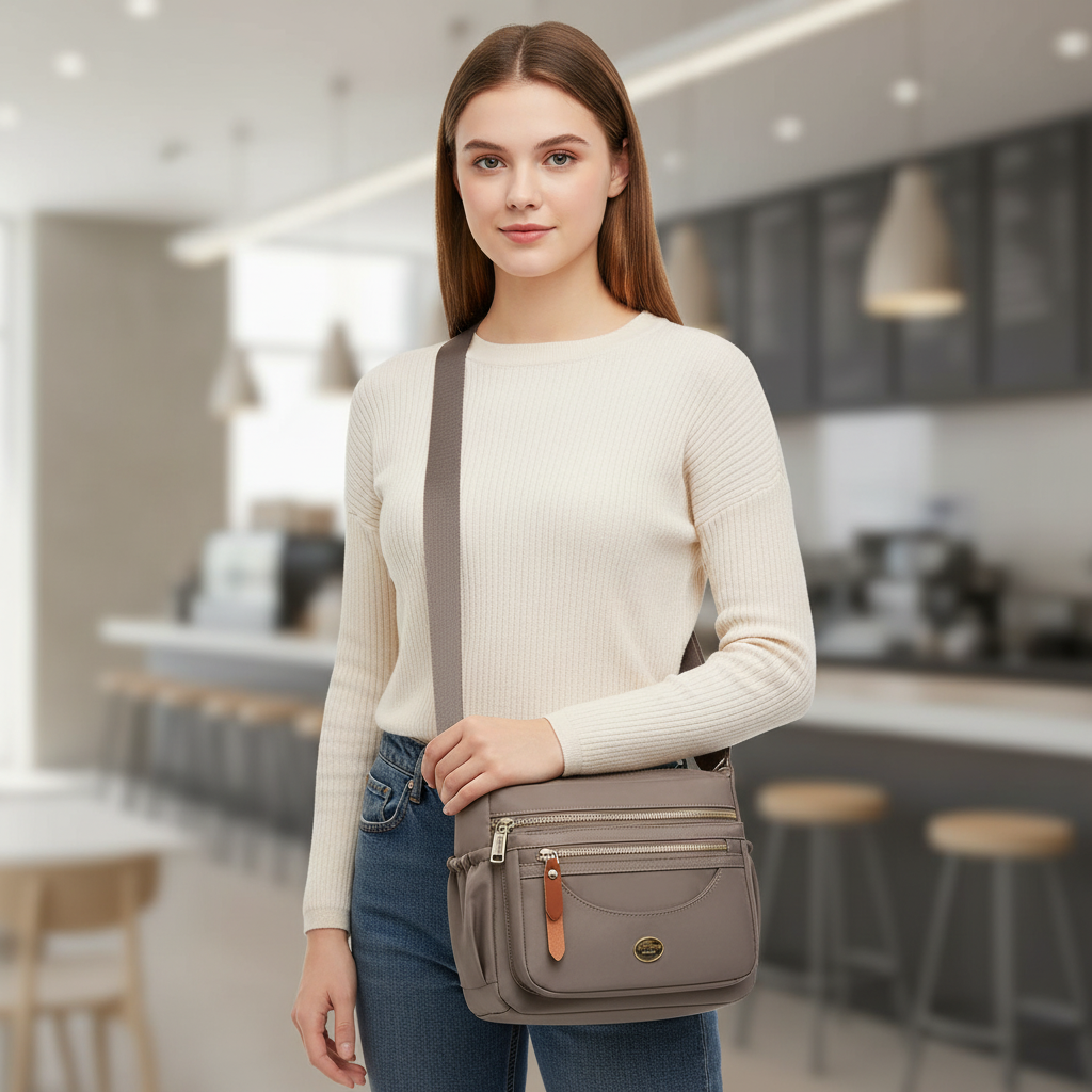 Lässige Crossbody-Tasche