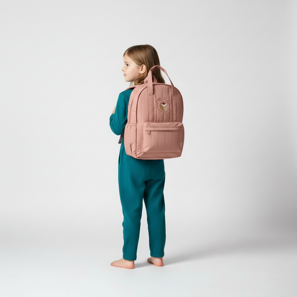 CheriPax Gesteppter Baumwoll-Kinderrucksack