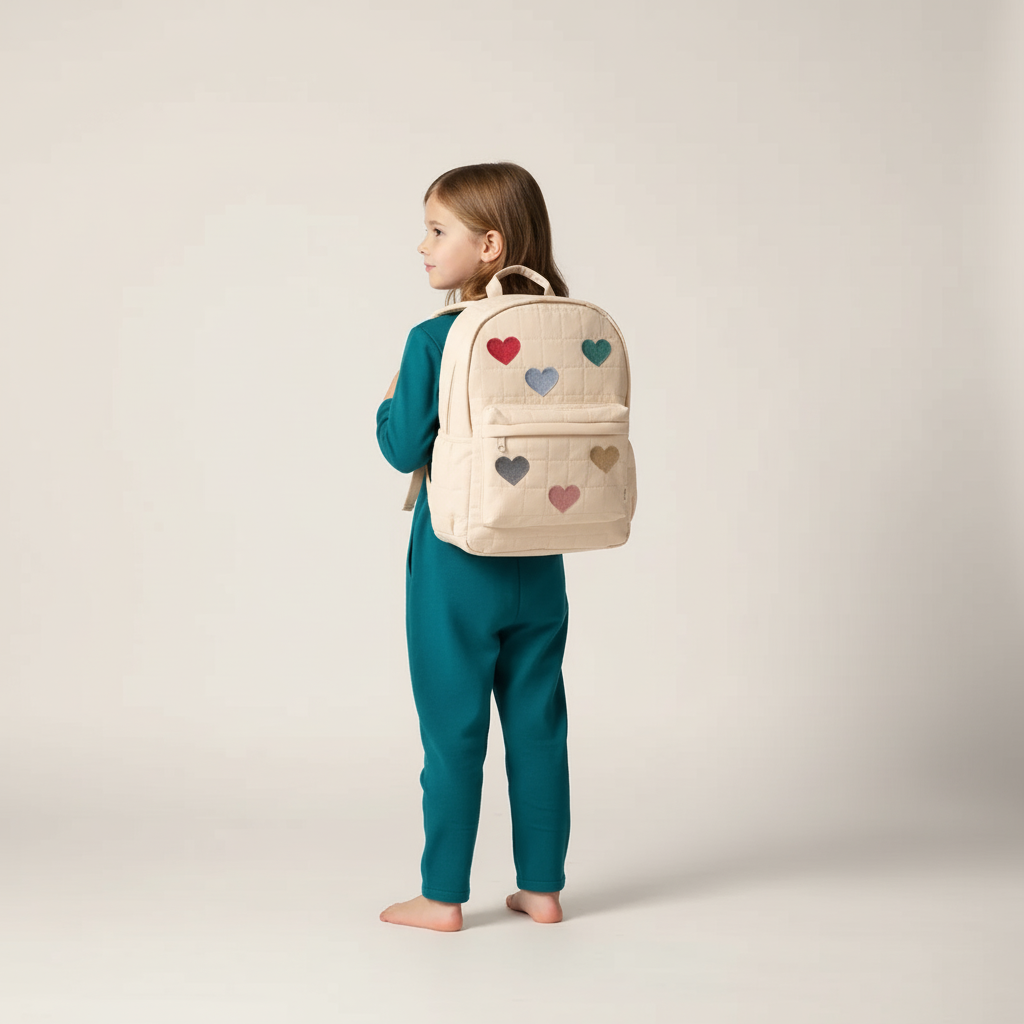 CheriPax Gesteppter Baumwoll-Kinderrucksack