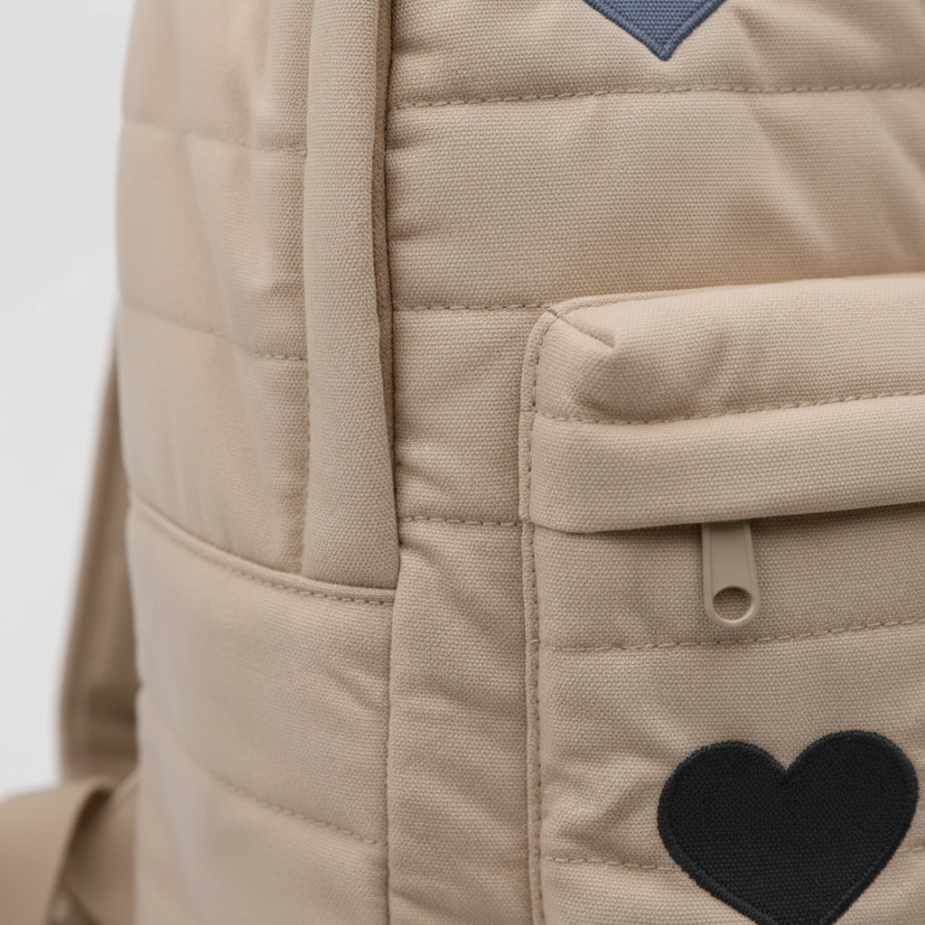 CheriPax Gesteppter Baumwoll-Kinderrucksack