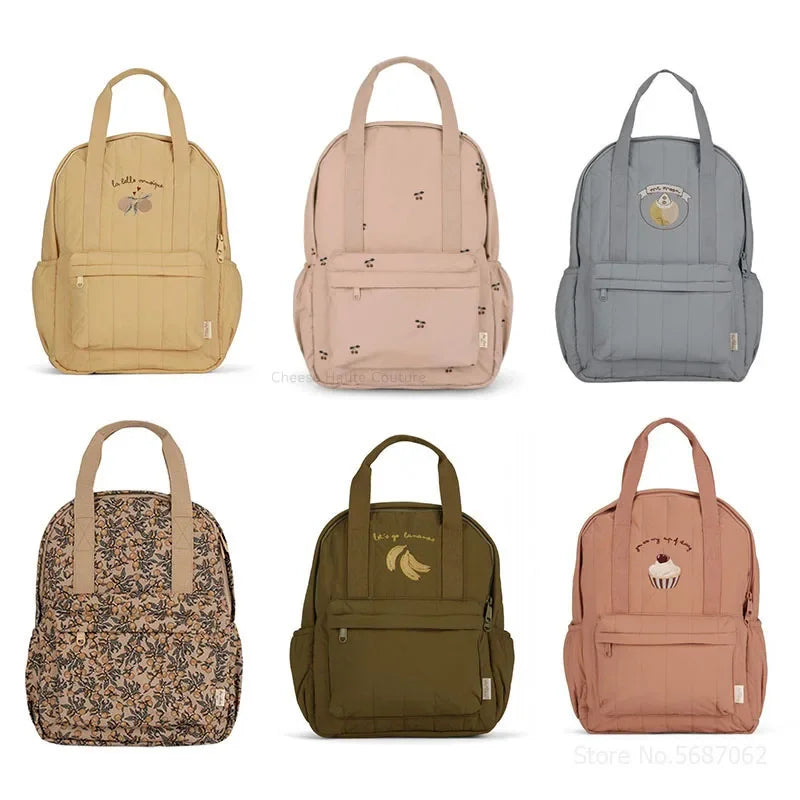CheriPax Gesteppter Baumwoll-Kinderrucksack