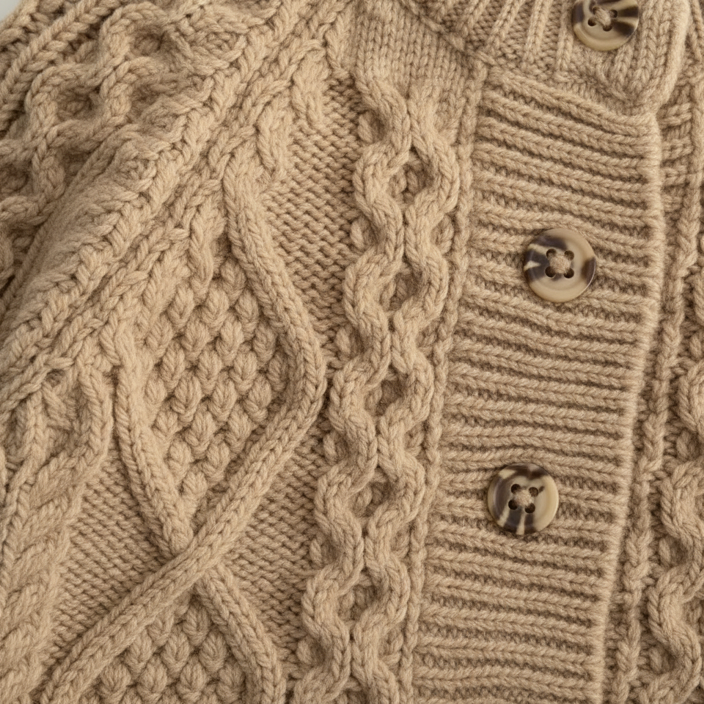 Kinder Langarm Strickjacke
