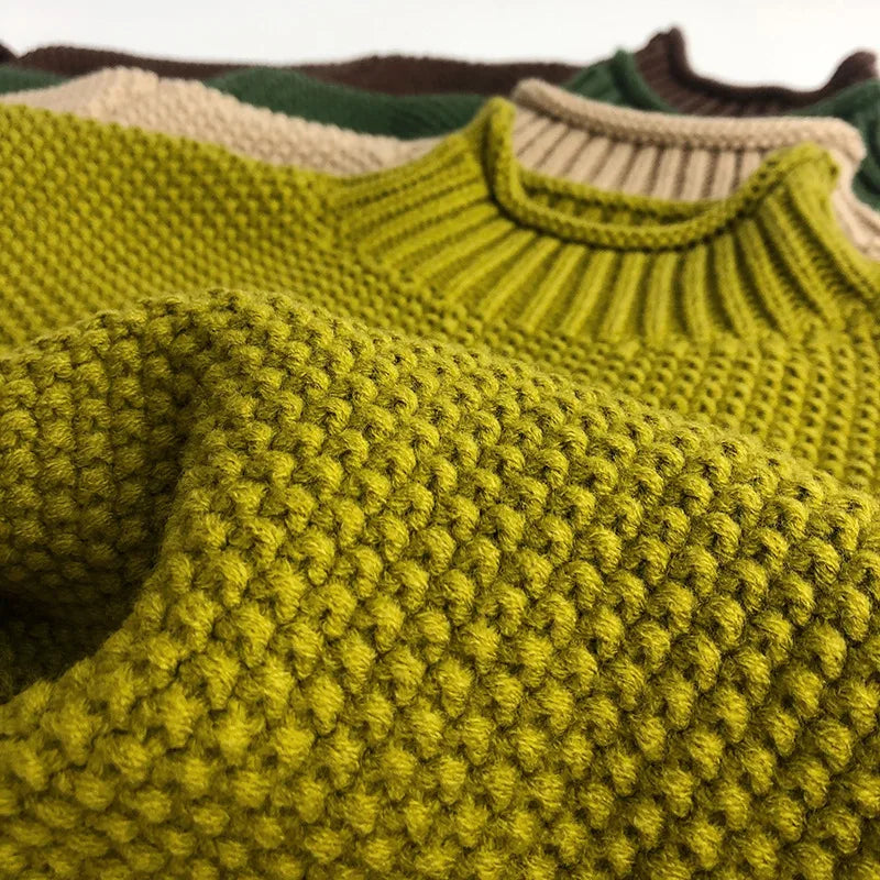 Kinder Gerippter Rollkragenpullover