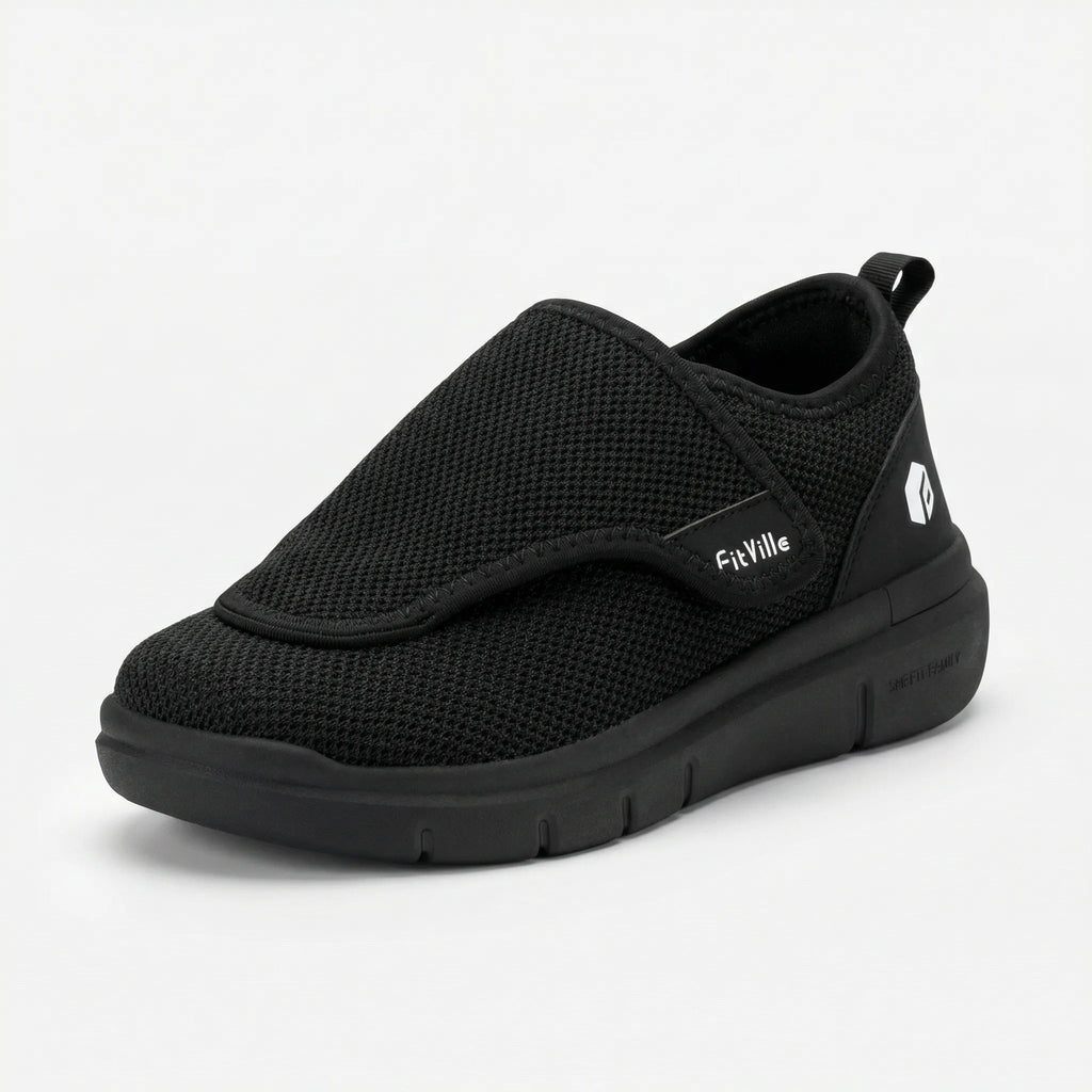 Comforvale Extrabreite Verstellbare Gehschuh