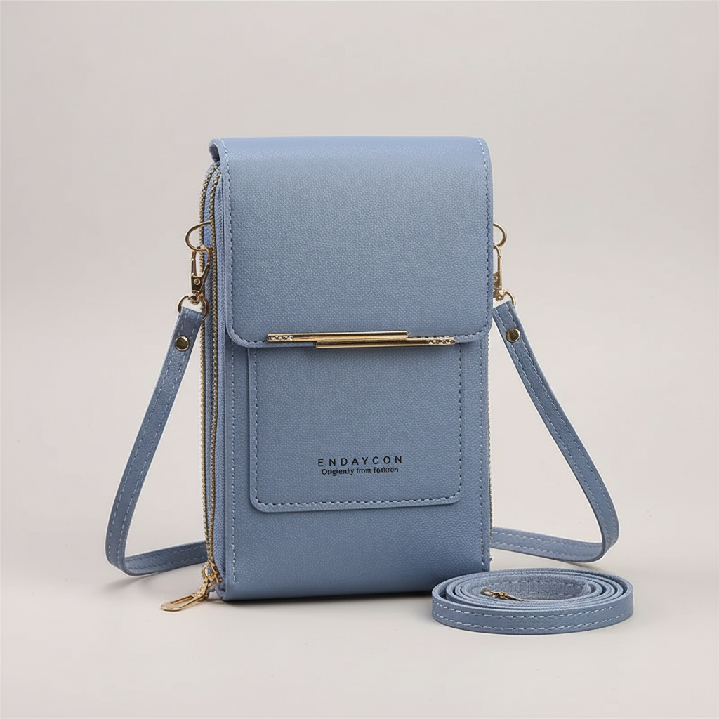 Kompakte PU-Crossbody-Tasche