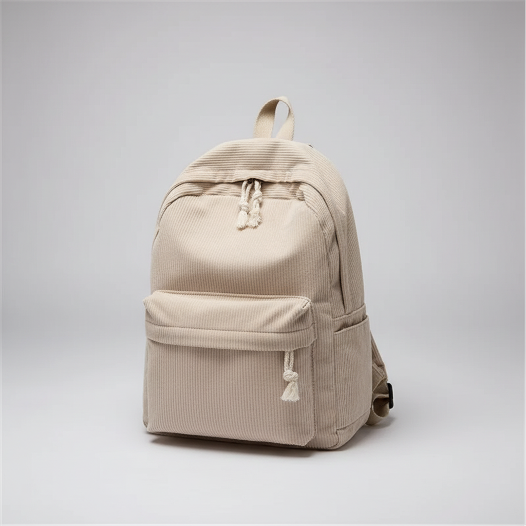 Cordiva Kord-Rucksack mit weichem Rücken