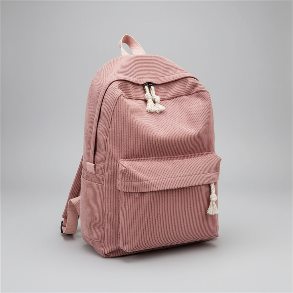 Cordiva Kord-Rucksack mit weichem Rücken
