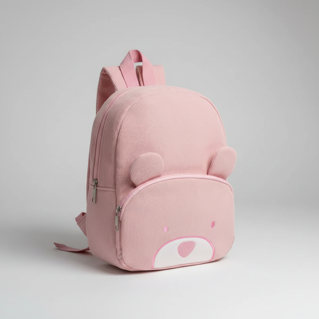 CorduBear Cord-Plüsch-Kleinkindrucksack