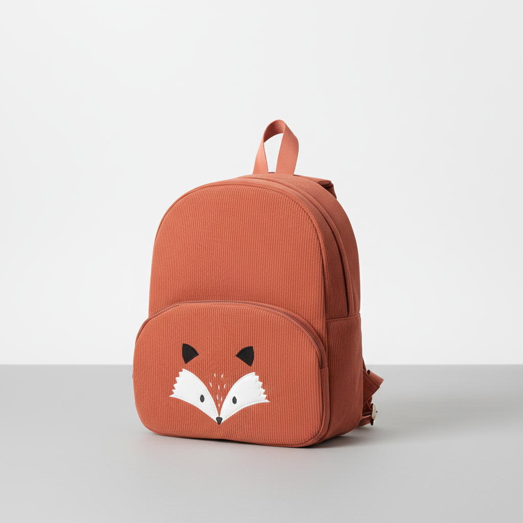 CorduBear Cord-Plüsch-Kleinkindrucksack