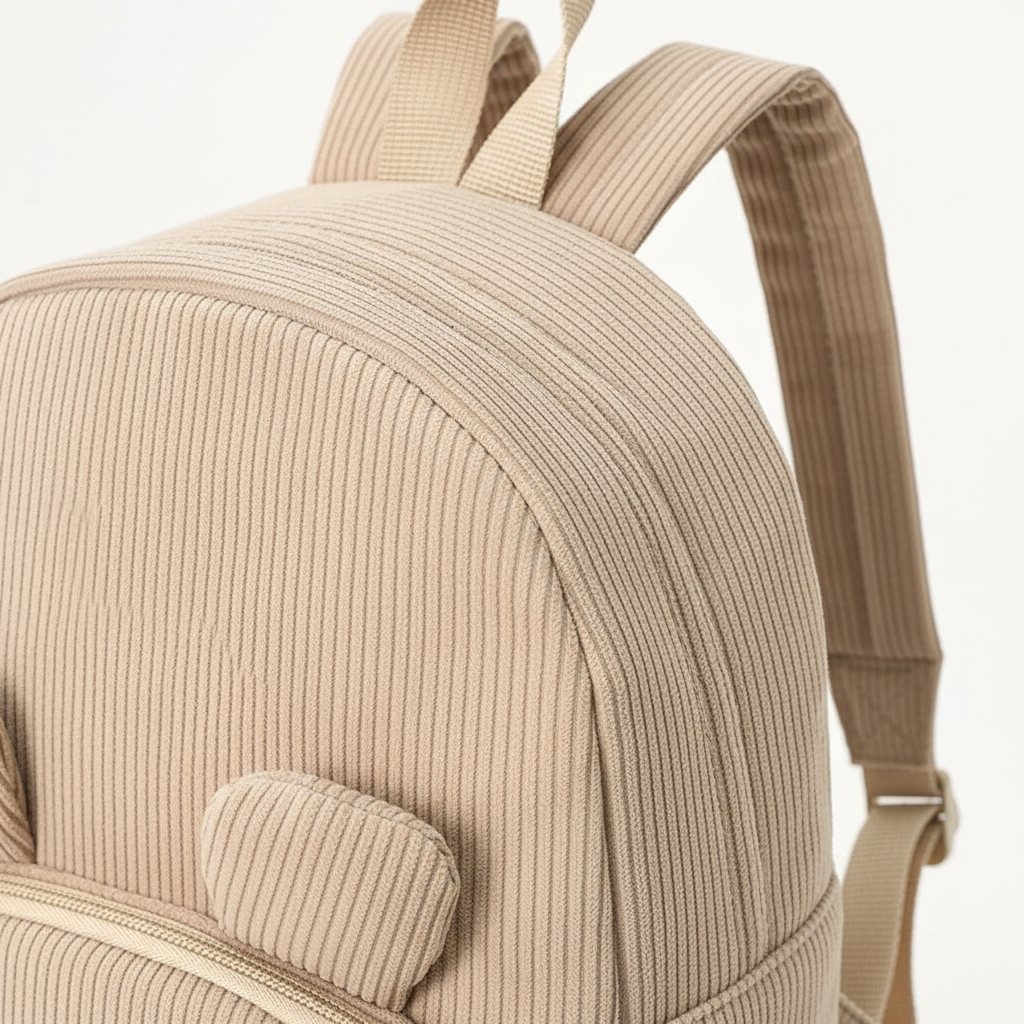 CorduBear Cord-Plüsch-Kleinkindrucksack
