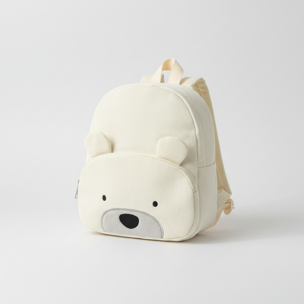 CorduBear Cord-Plüsch-Kleinkindrucksack
