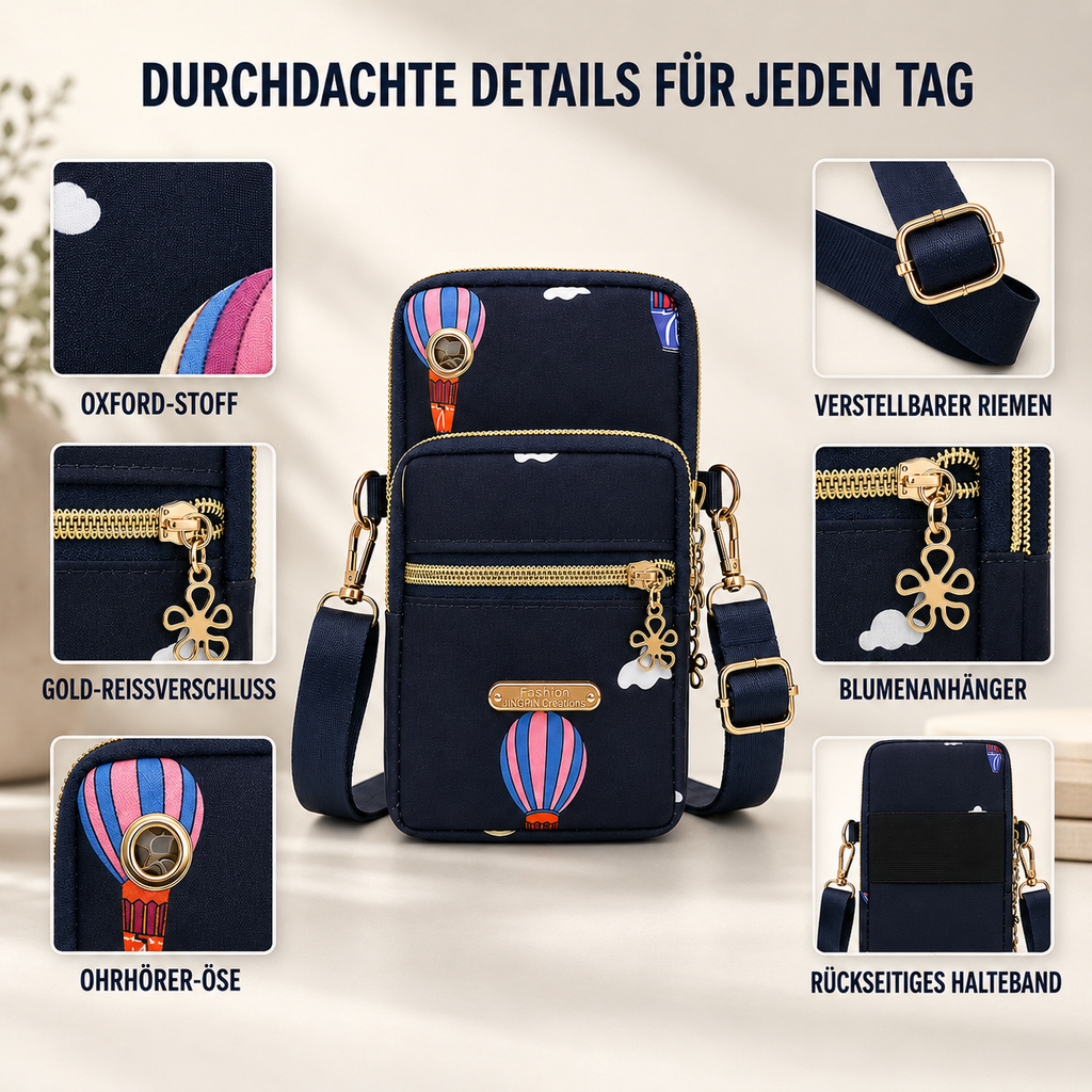 Crossette Kleine Zip-Umhängetasche