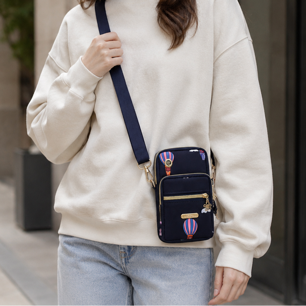 Crossette Kleine Zip-Umhängetasche