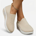 Cushova Slip-On Keilabsatz-Plattform-Sneaker