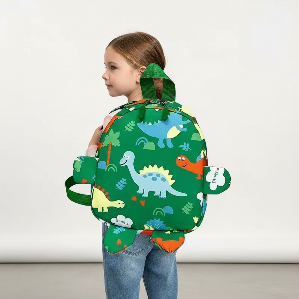DinoTote Süßer Cartoon-Dinosaurier-Rucksack