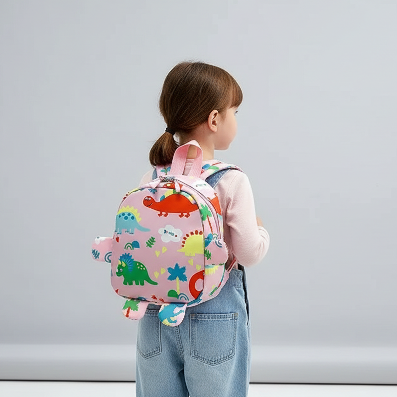DinoTote Süßer Cartoon-Dinosaurier-Rucksack