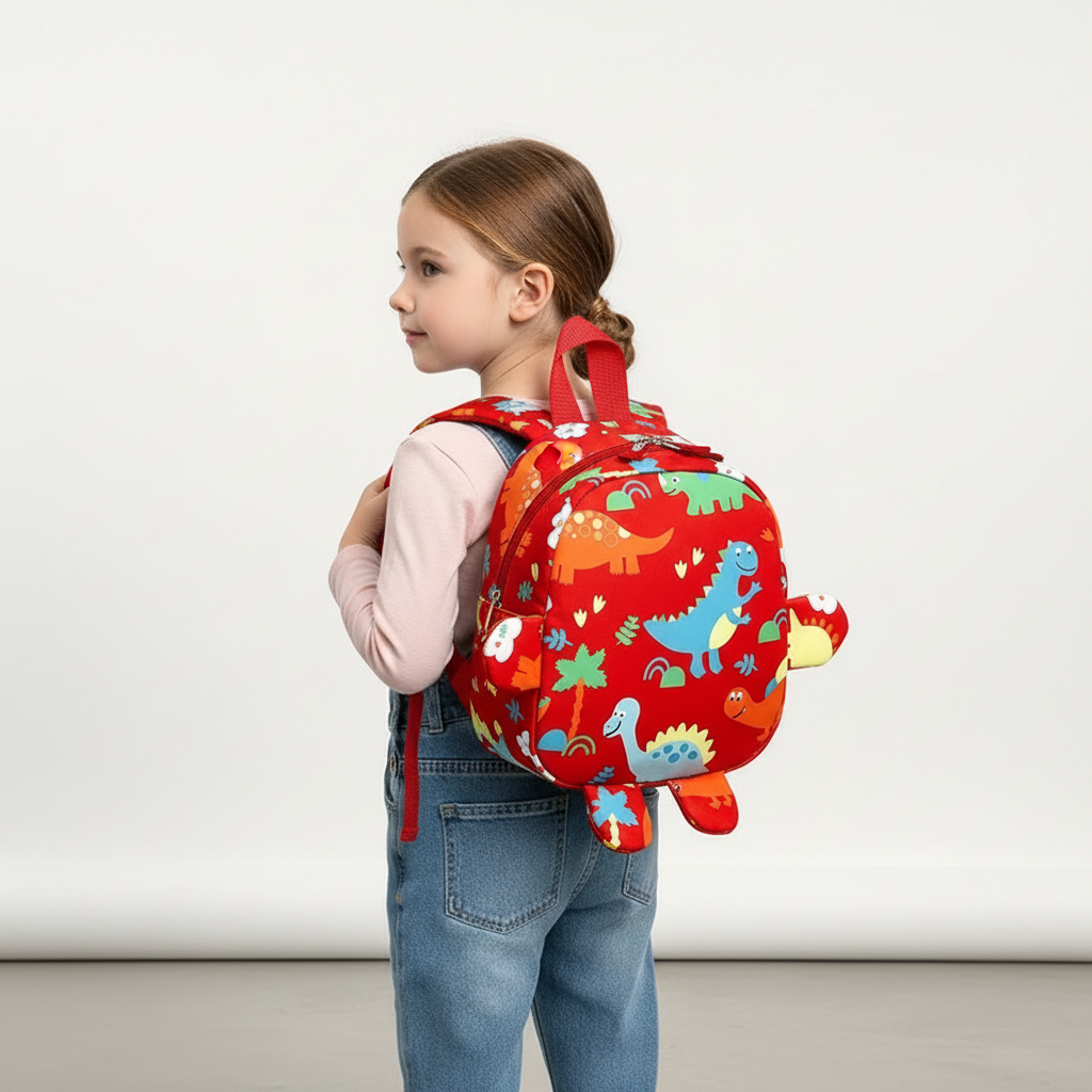 DinoTote Süßer Cartoon-Dinosaurier-Rucksack