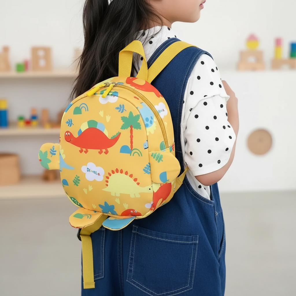 DinoTote Süßer Cartoon-Dinosaurier-Rucksack