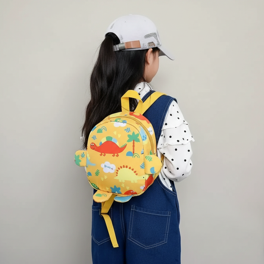 DinoTote Süßer Cartoon-Dinosaurier-Rucksack