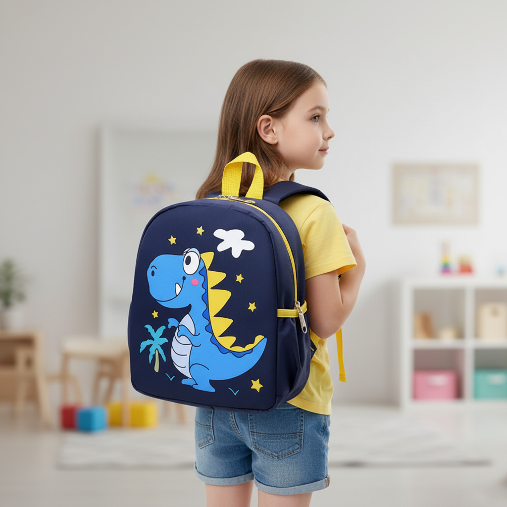 DinoTrekker Cartoon-Druck Kinderrucksack